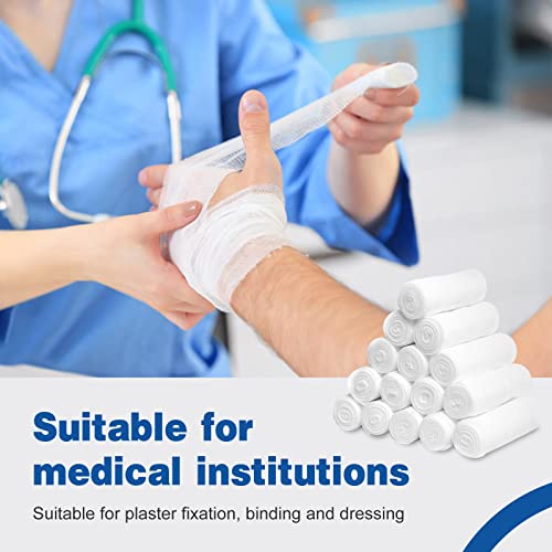 12 /20/30/90 Pack Gauze Rolls Bandages, 4 in x 4.1 Yards, Premium Medical Supplies & First Aid Supplies, Bandage Wrap Vet Wrap, Mummy Wraps