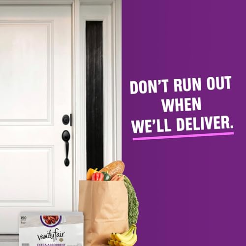 Vanity Fair Everyday Extra Absorbent Premium Paper Napkin, 960 Count