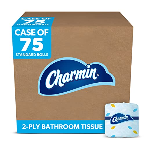 P&G Toilet Paper Bulk for Businesses, Individually Wrapped for Commercial Use, 2-ply Standard Roll with 450 Sheets/Roll (Case of 75)