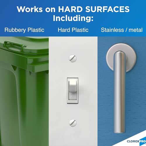 CloroxPro 4 in One Disinfecting Cleaner, Industrial Cleaning, 14 Ounce Spray Can, (12 Pack)