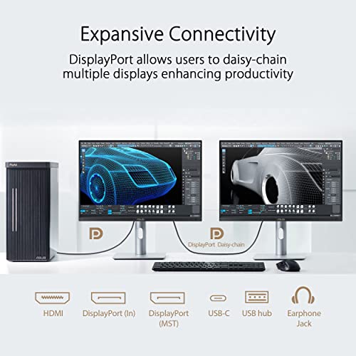 [24" / 27" Flat] ASUS ProArt Display Calman Verified, USB-C, Compatible with Laptop & Mac Monitor