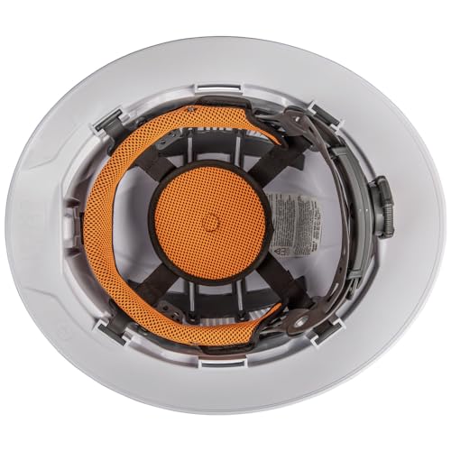 [1 PC] Hard Hat, Light, Vented Full Brim Style, Padded, Self-Wicking Odor-Resistant Sweatband