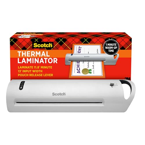 Scotch Thermal Laminator, Extra Wide 13 Inch Input  (TL1302Z)