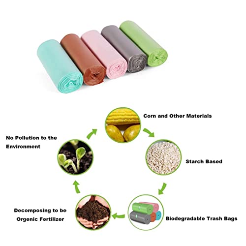 Magesh 4 Gallon Trash Bag Strong, 15L, 105 Bags