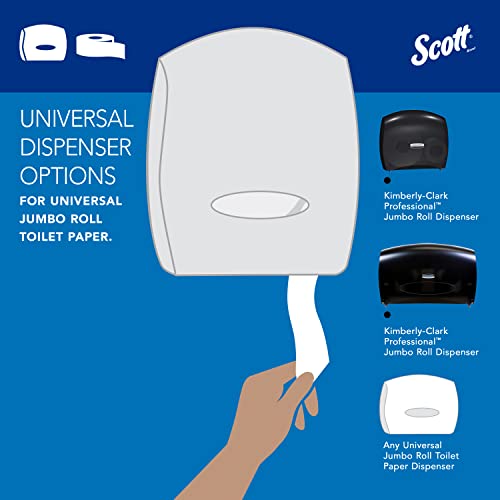 Scott® 100% Recycled Jumbo Roll Toilet Paper (1,000'/Roll, 12 Rolls/Case, 12,000'/Case)