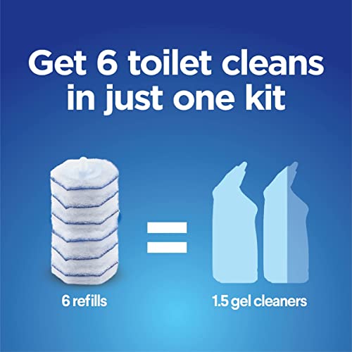 Clorox Toilet Cleaning System - ToiletWand, Storage Caddy, and 16 Heads