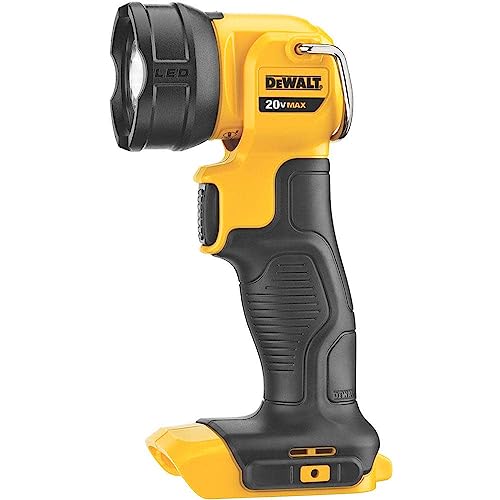 DEWALT 20V MAX LED Work Light, Handheld Spotlight with 508 Yard Distance, Pivoting Head, 1500 Lumens, Cordless, Battery Not Included (DCL043)