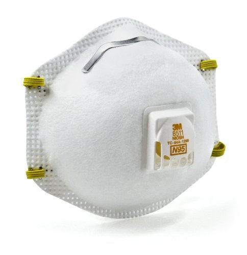 [10 PCS] 3M Particulate Respirator 851, N95, Cool Flow Exhalation Valve