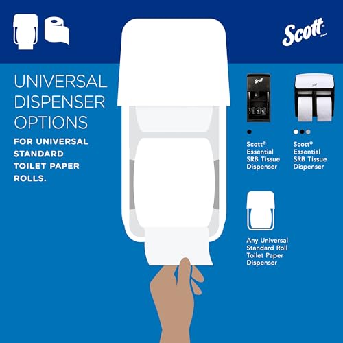 Scott® Professional 100% Recycled Toilet Paper Bulk, (473 Sheets/Roll, 80 Rolls/Case, 37,840 Sheets/Case)