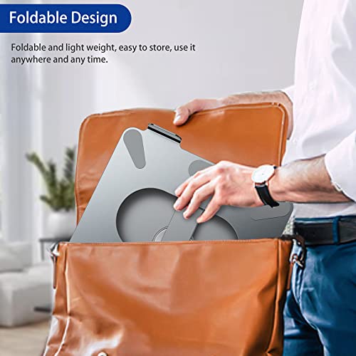 [1 PC] Ergonomic Adjustable Laptop Stand with 360° Rotating Base