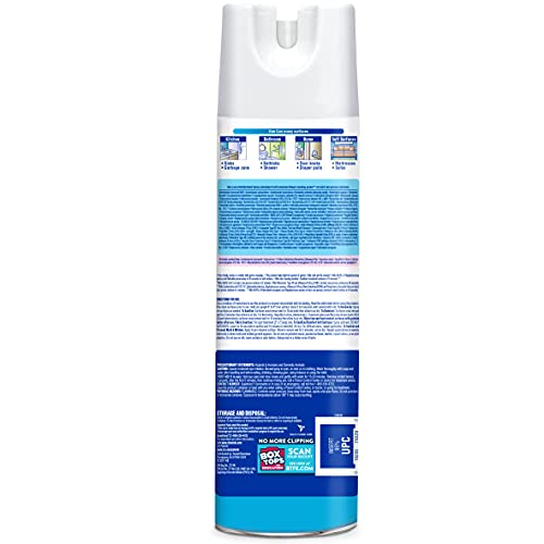 Lysol Disinfectant, Sanitizing and Antibacterial Spray, Crisp Linen, 19 Fl. Oz (Pack of 2)
