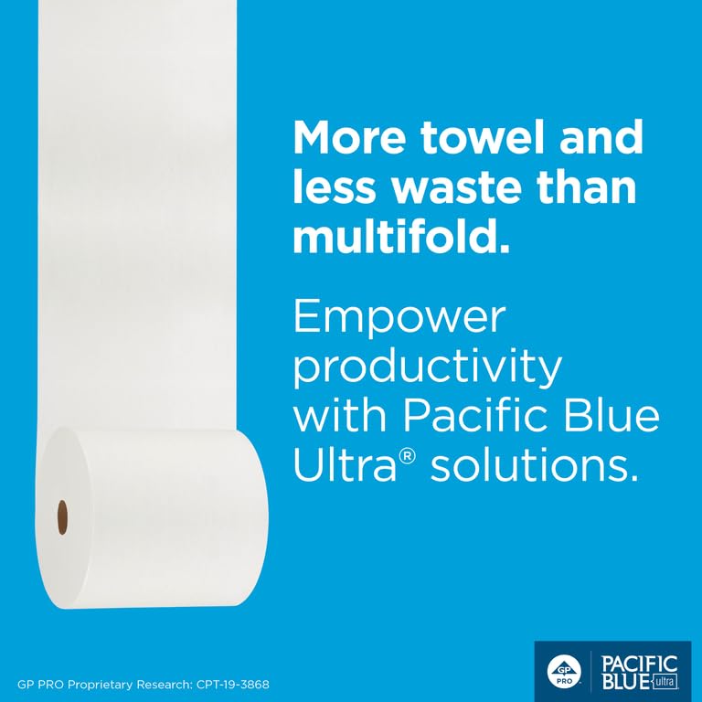 8" High-Capacity Automated Touchless Paper Towel Dispenser by GP PRO, 12.9" W x 9" D x 16" H