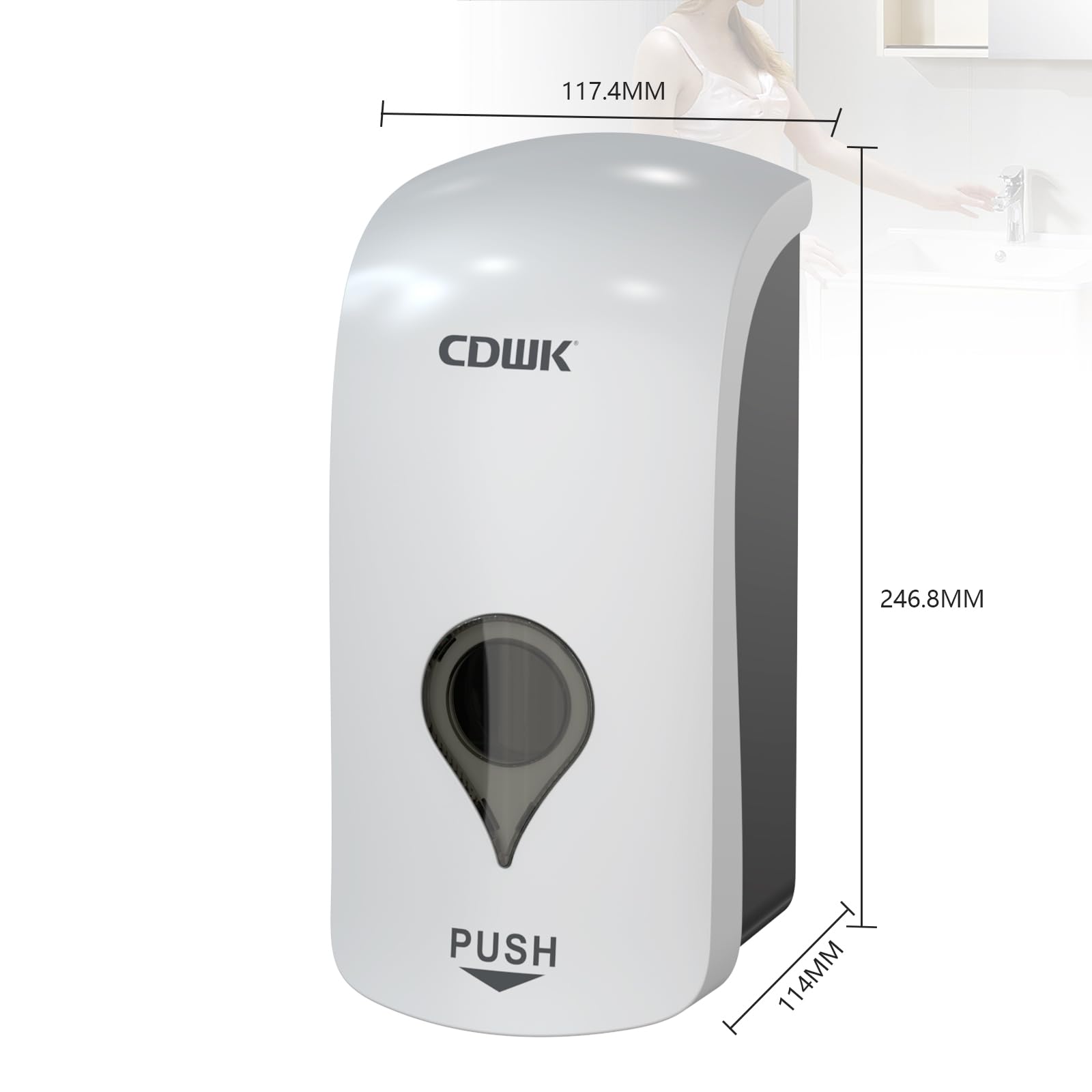 Manual Foam Soap Dispenser, 35oz (1000mL)