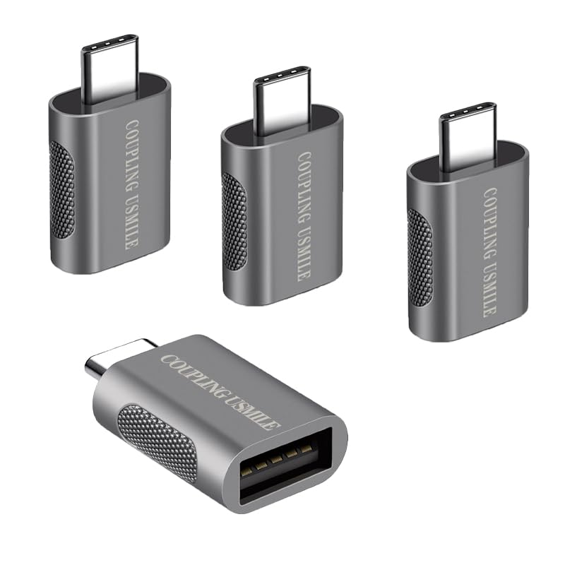 [2 / 4 PCS] USB C to USB Adapter, OTG Cable