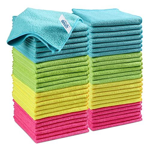 Microfiber Cleaning Cloth, 11.5X11.5 inch, 8/12/35/50/100 Pack
