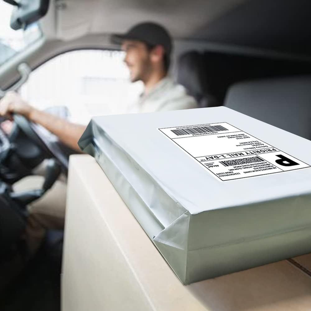 [500 pcs] Poly Mailers, Waterproof Shipping Envelopes with Strong Adhesive Sealing