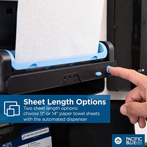 8" High-Capacity Automated Touchless Paper Towel Dispenser by GP PRO, 12.9" W x 9" D x 16" H