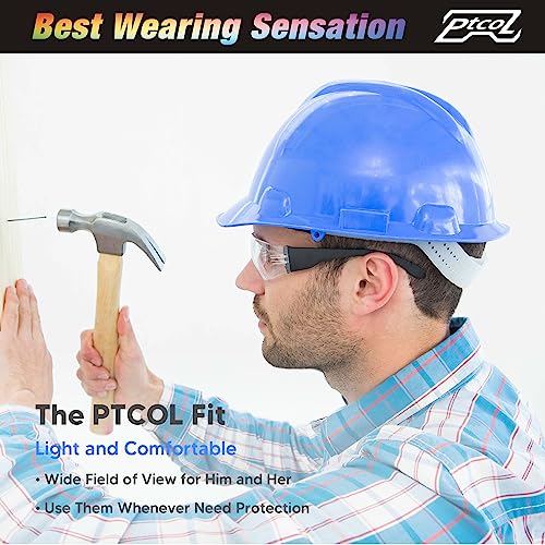 [28 PCS] Safety Glasses (Bulk Pack of 24+4) with ANSI Z87.1 Certified