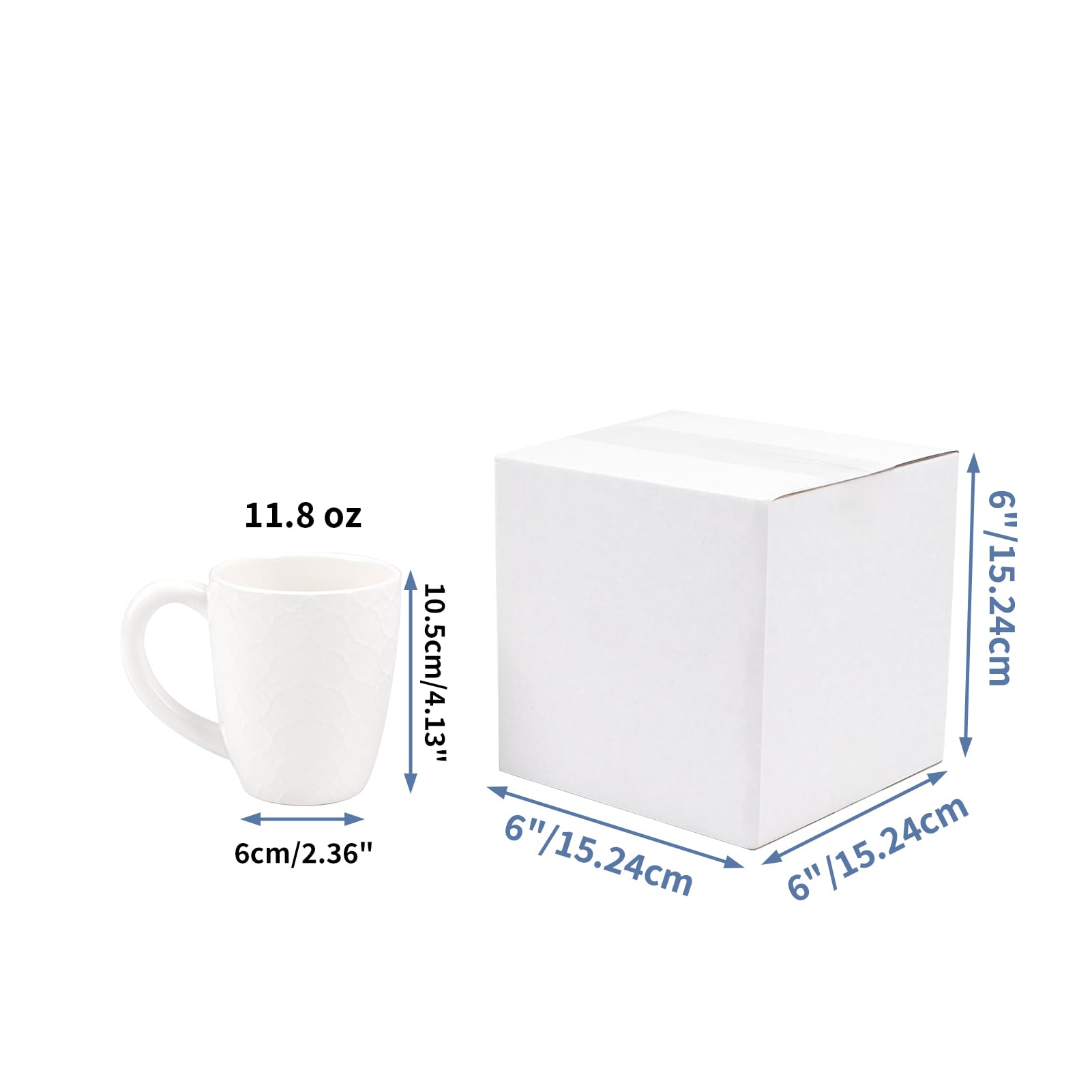 White Corrugated Cardboard Box (Set of 25)