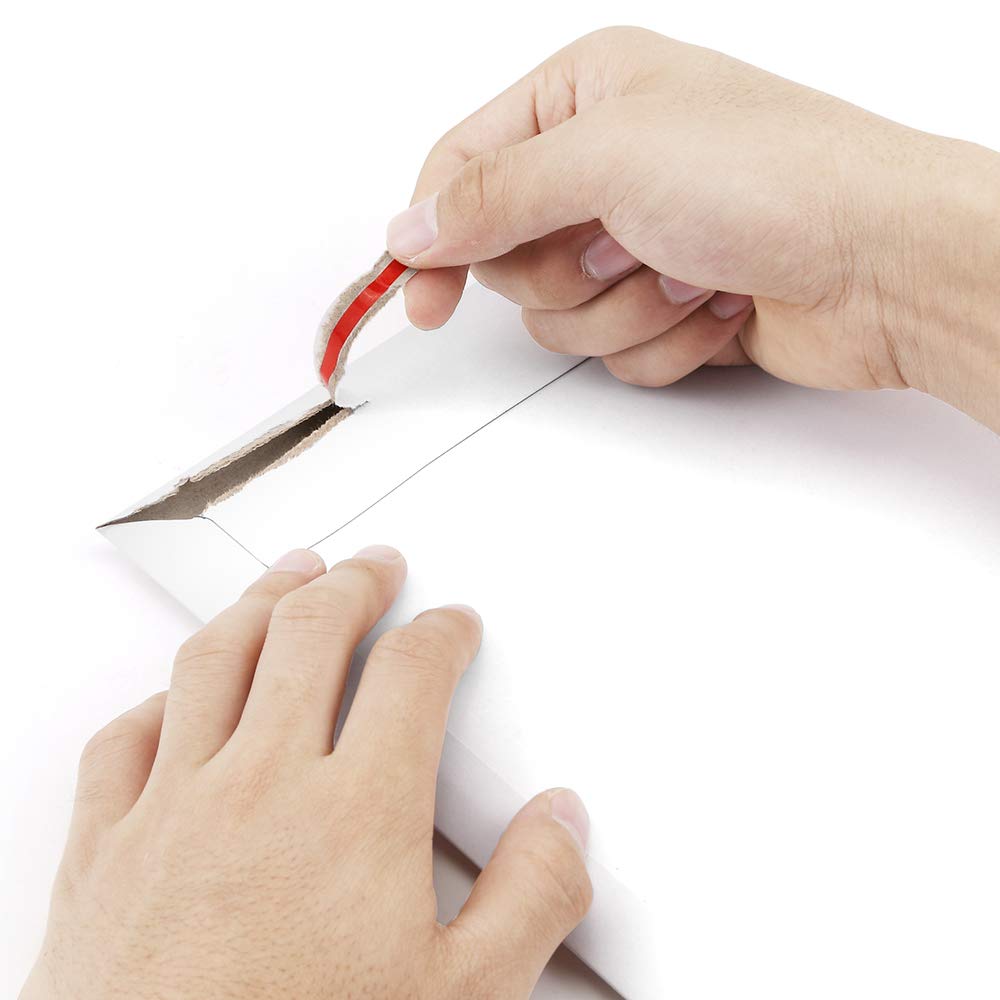 [25 Pack] 9x11.5 Self Seal Photo Document Mailers, Flat Cardboard Envelopes, 9.25 x 11.75 Inches