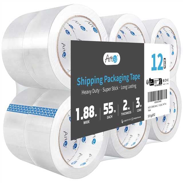 Carton Sealing Tape Heavy Duty, Clear Packing Tape