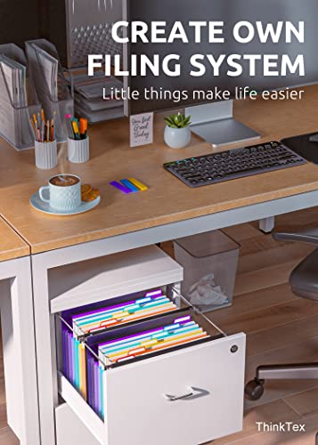 Plastic Expanding Hanging File Folders, 7 Innovative 1.2", Large Capacity - Letter / Legal size