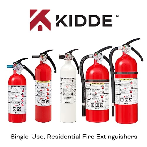 Kidde Fire Extinguisher, 5-B:C, 3.2 Lbs., USCG Approved with Strap Bracket (Included)