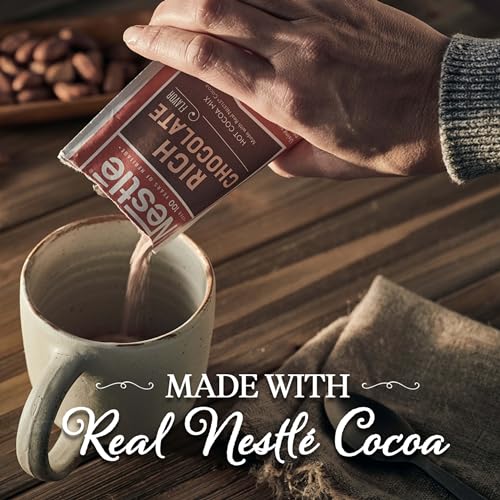 [50 Packs] Nestle Hot Cocoa Chocolate Packets, 0.71 Oz each