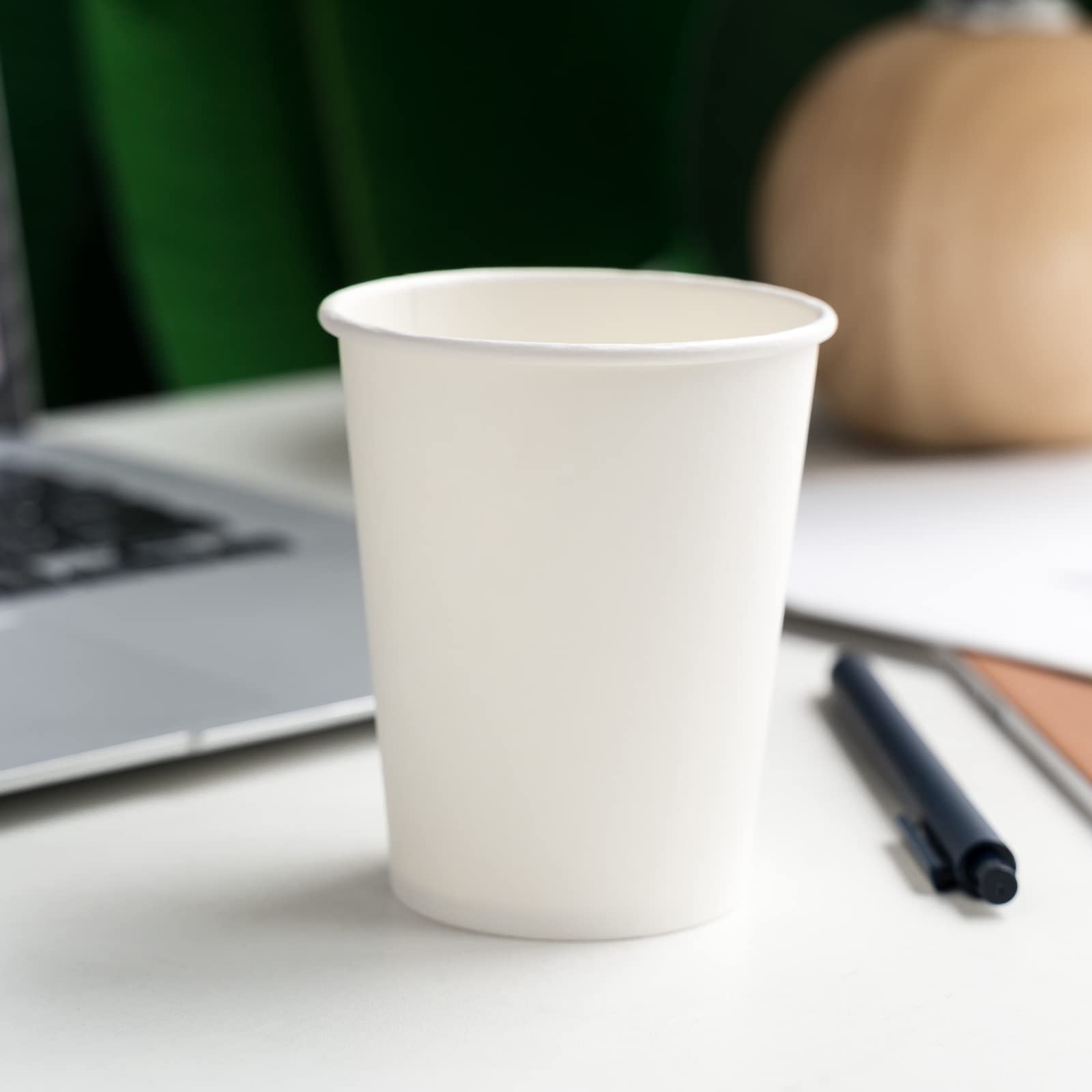 [1000 CT] 8 oz. Disposable Office Coffee Paper Cups