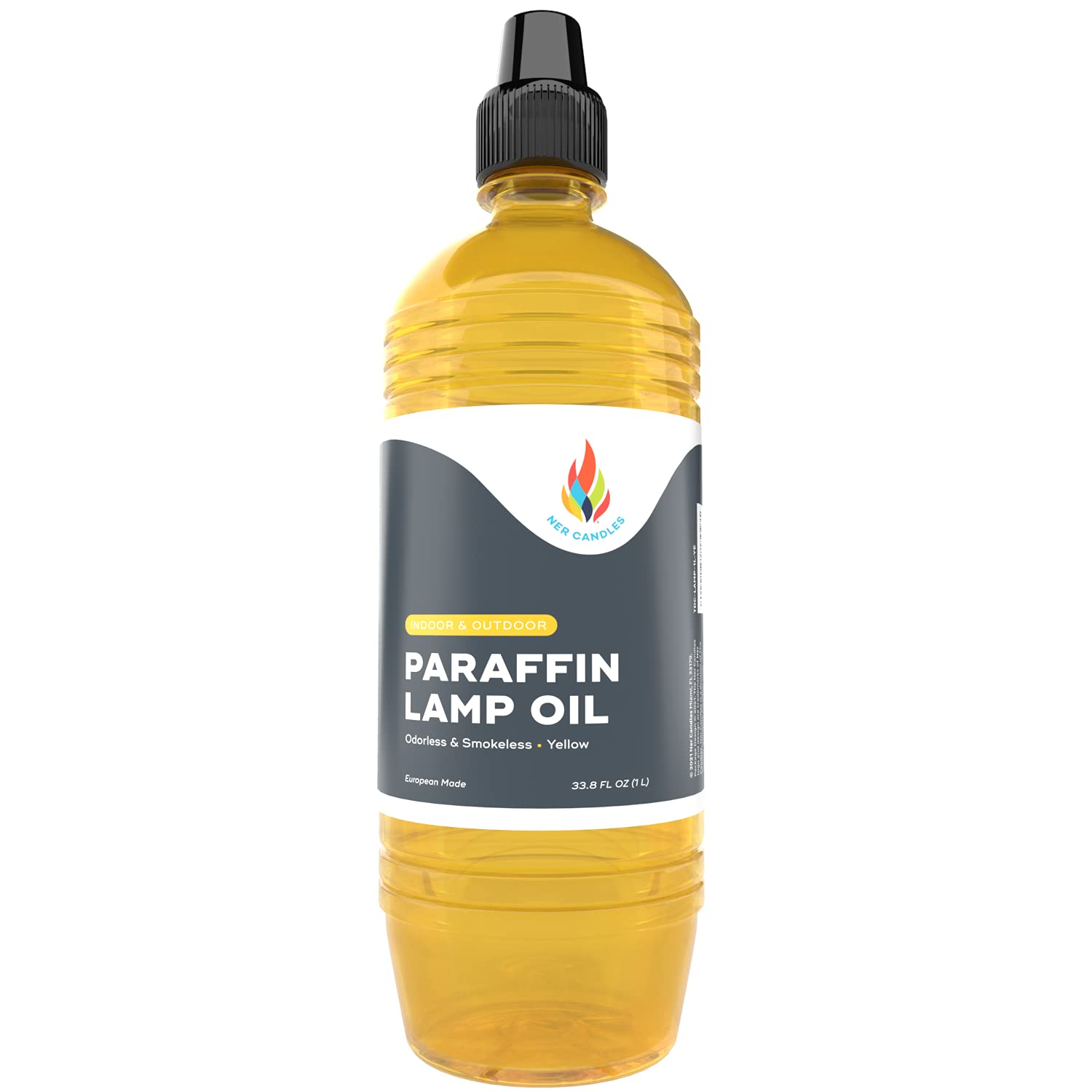 Liquid Paraffin Lamp Oil - 1 Liter 99% SMOKELESS & ODORLESS