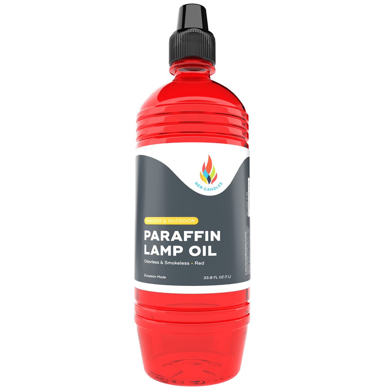 Liquid Paraffin Lamp Oil - 1 Liter 99% SMOKELESS & ODORLESS