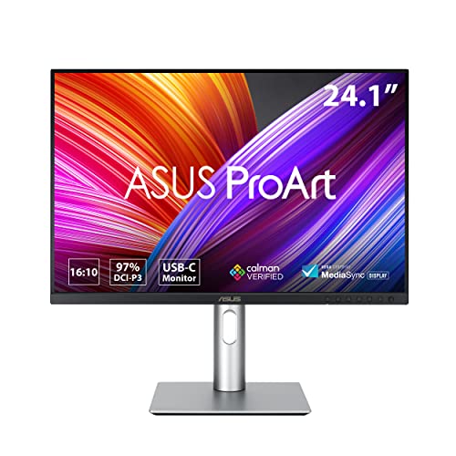 [24" / 27" Flat] ASUS ProArt Display Calman Verified, USB-C, Compatible with Laptop & Mac Monitor