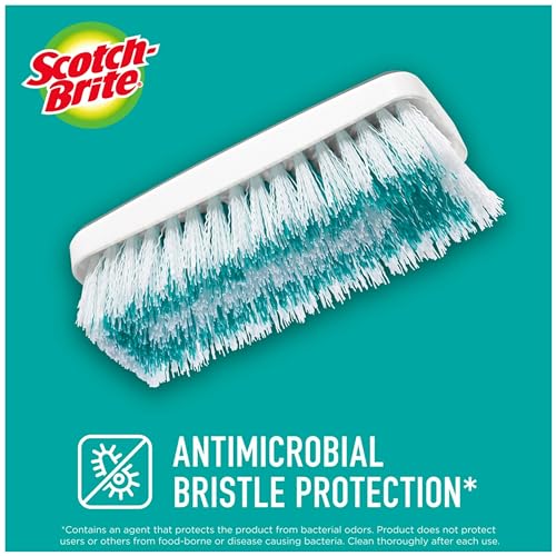 3M Scotch-Brite Deep Clean Brush, For Tile Floors and Walls, Shower Doors, Tubs, and More