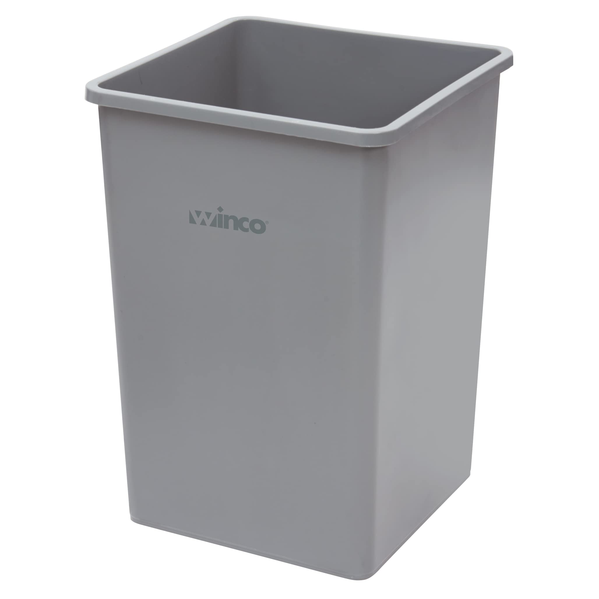 Winco Square Trash Can, 23 & 35 Gallon