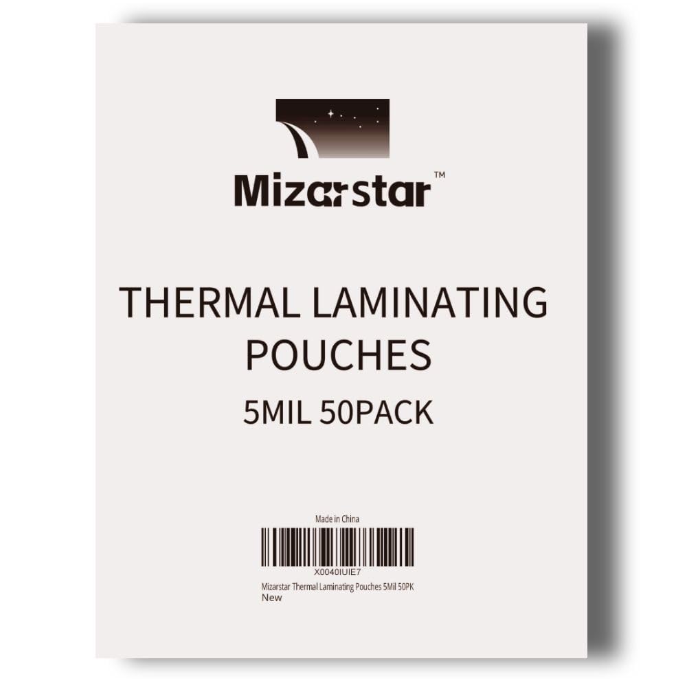 [50/100 Pack] Thermal Laminating Pouches, 9 x 11.5 Inches, 5 Mil, Letter Size