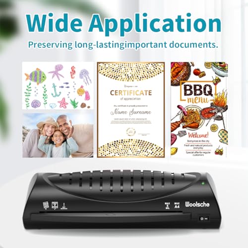 Quick Warm-Up, 4 in 1 Laminator Machine, A4/A5/A6