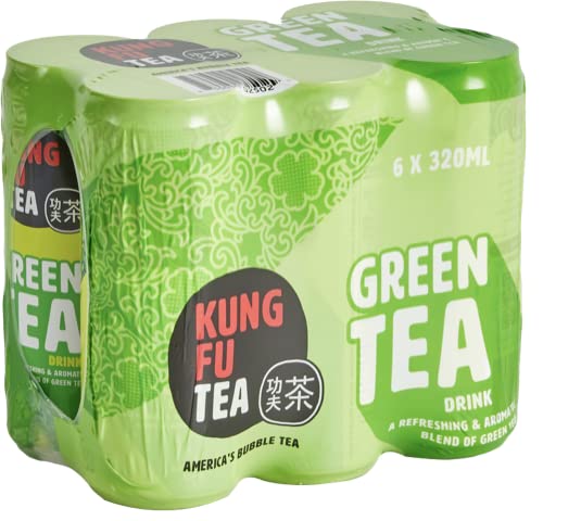[6 Cans] Canned Green Tea, All Natural, Premium Iced Tea, 10.8 oz