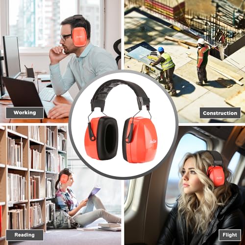 [1 PC] NRR 35dB Noise Cancelling Ear Protection Headphones