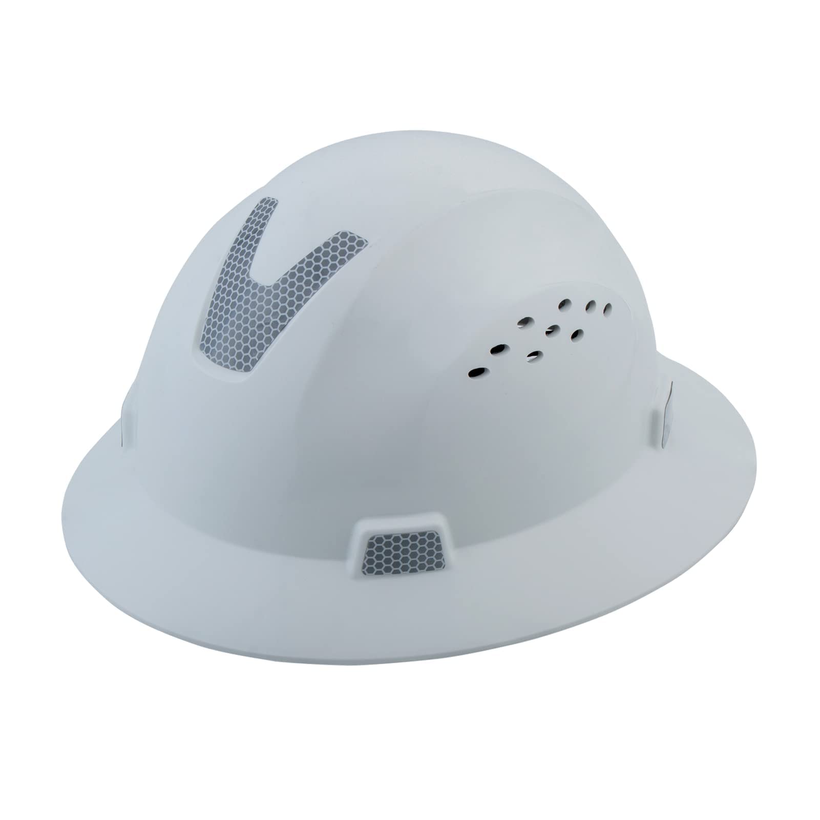 [1 / 12 Packs] Full Brim Hard Hat, ANSI Z89.1 Approved, OSHA Type 1 Class C