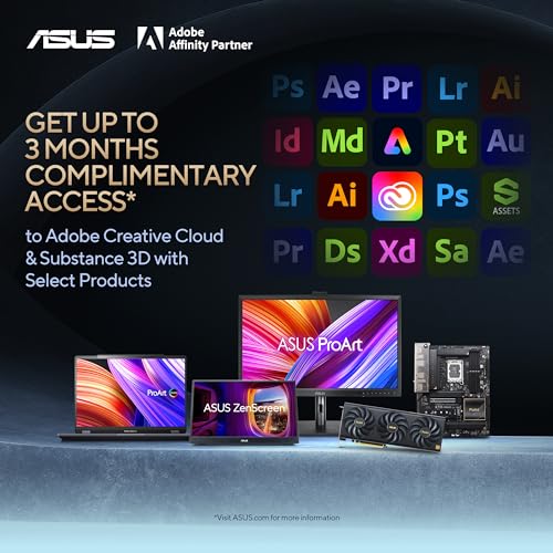 [24" / 27" Flat] ASUS ProArt Display Calman Verified, USB-C, Compatible with Laptop & Mac Monitor