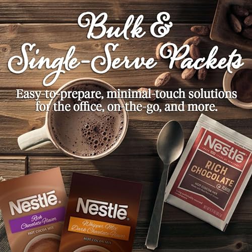 [50 Packs] Nestle Hot Cocoa Chocolate Packets, 0.71 Oz each