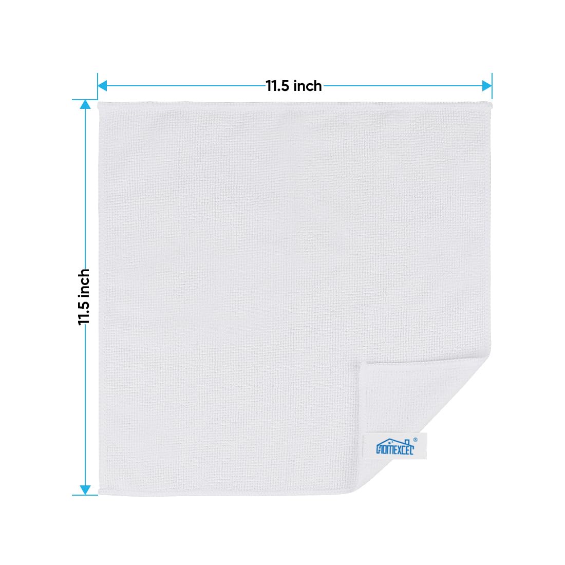 Microfiber Cleaning Cloth, 11.5X11.5 inch, 8/12/35/50/100 Pack