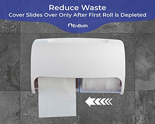 Commercial Toilet Paper Dispenser Wall Mount, Double (2 Roll)