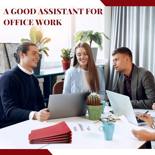 [24 Pack] 1 Divider Classification File Folder with Fastener Pressboard