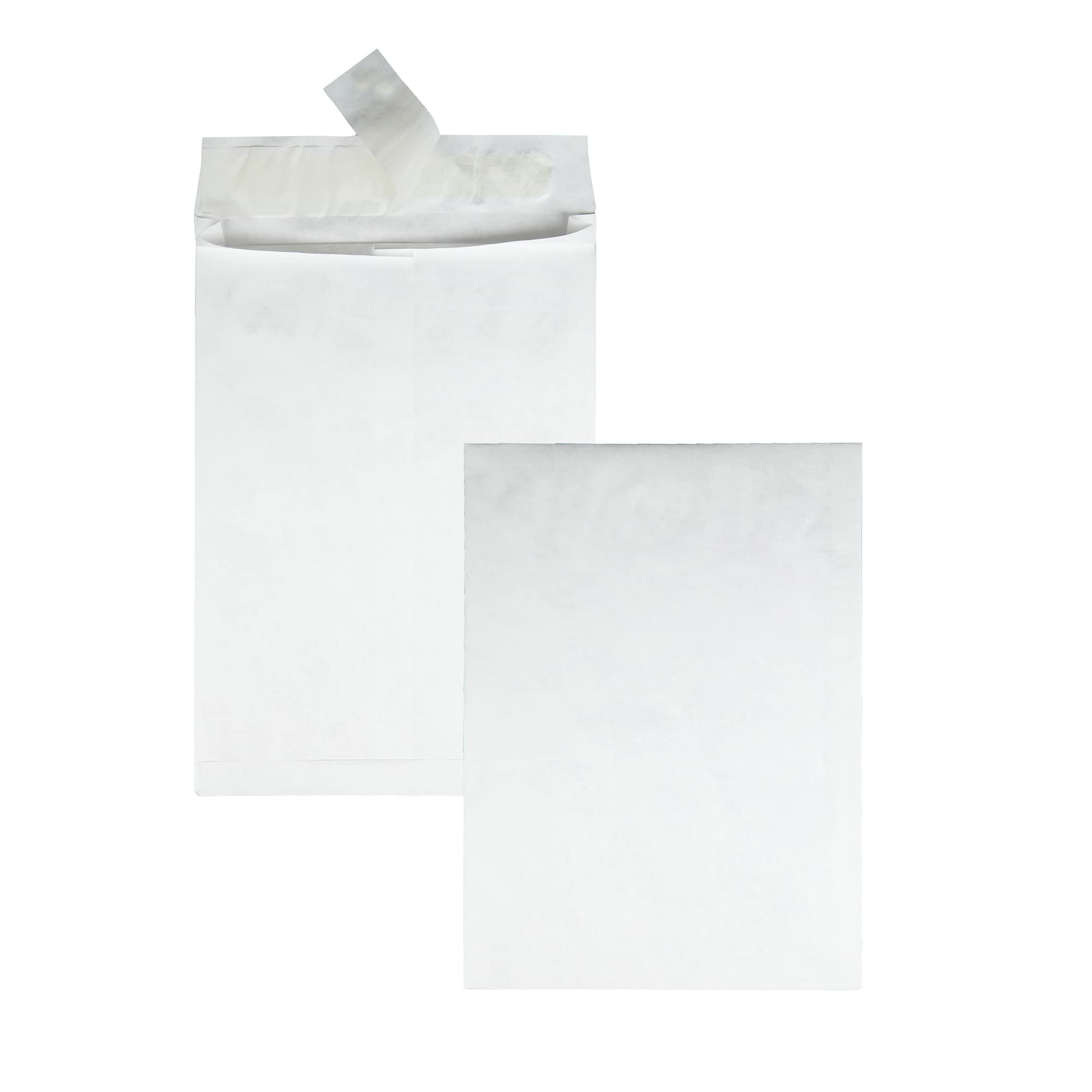 [25 Pack] Survivor Lightweight 14 lb Tyvek Open End 1.5" Expansion Mailers, 10 x 13