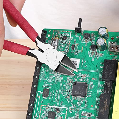 P6 6-inch Ultra Sharp & Powerful Side Cutter Clippers with Longer Flush Cutting Edge