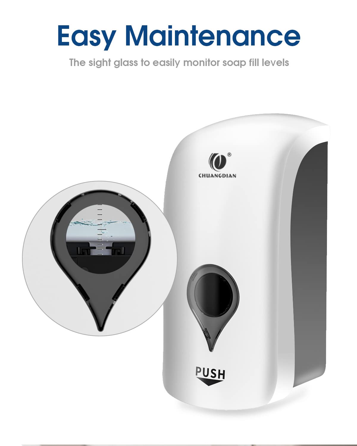 Manual Foam Soap Dispenser, 35oz (1000mL)