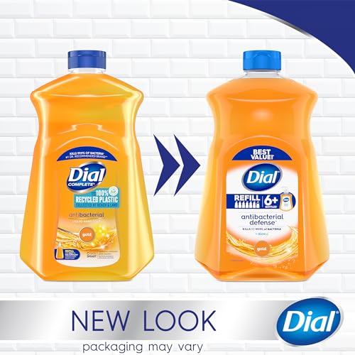 Dial Liquid Hand Soap Refill, 52 Fluid Oz (Pack of 3)