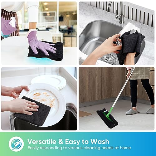 Microfiber Cleaning Cloth, 11.5X11.5 inch, 8/12/35/50/100 Pack