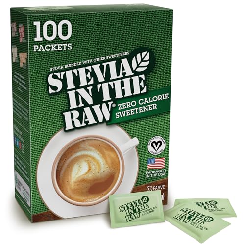 [100 / 200 CT] Stevia In The Raw, Plant Based Zero Calorie, No Erythritol, Sugar Substitute